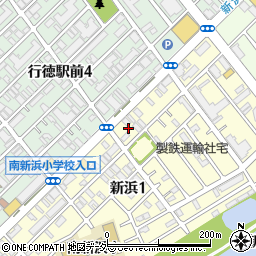 吉野家 行徳新浜店周辺の地図