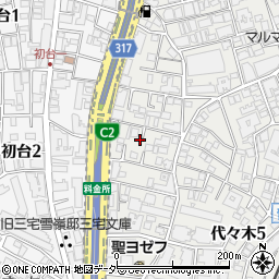 東京都渋谷区代々木5丁目20-23周辺の地図