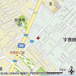 東京都江戸川区宇喜田町1244周辺の地図