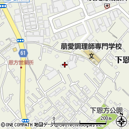 東京都八王子市下恩方町1078周辺の地図