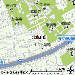 東京都世田谷区北烏山5丁目周辺の地図