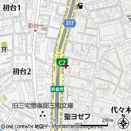 東京都渋谷区代々木5丁目20-12周辺の地図