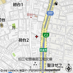 東京都渋谷区初台2丁目29周辺の地図