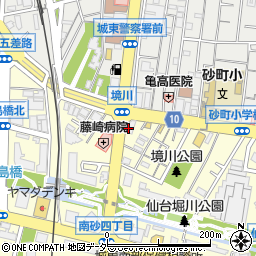 薬局くすりの福太郎南砂店周辺の地図