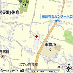 山梨県甲州市勝沼町休息1628周辺の地図