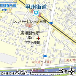 東京都日野市日野周辺の地図