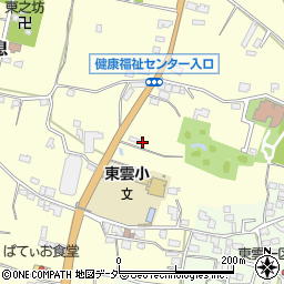 山梨県甲州市勝沼町休息1585周辺の地図