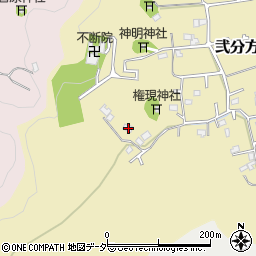 東京都八王子市弐分方町187周辺の地図