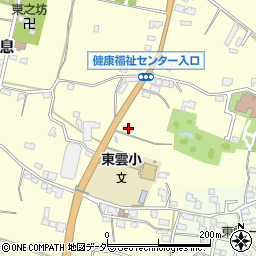 山梨県甲州市勝沼町休息1587周辺の地図