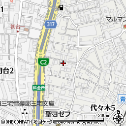 東京都渋谷区代々木5丁目20-24周辺の地図