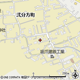 東京都八王子市弐分方町288-9周辺の地図