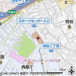 ゆうちょ銀行代々木店周辺の地図