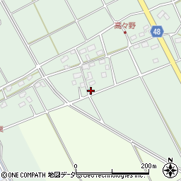 千葉県匝瑳市高1496周辺の地図
