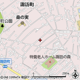 東京都八王子市諏訪町181周辺の地図