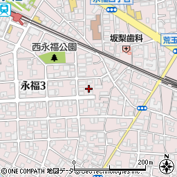 コンフォート西永福Ｂ周辺の地図