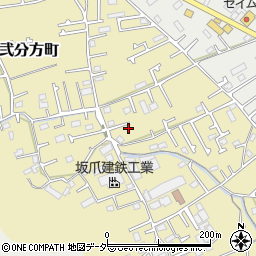 東京都八王子市弐分方町301-11周辺の地図