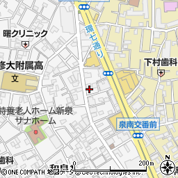 居川荘周辺の地図