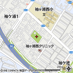袖ヶ浦4号児童遊園周辺の地図