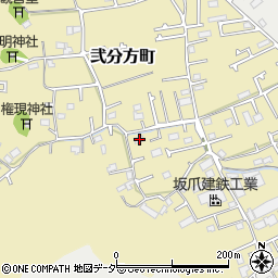 東京都八王子市弐分方町295周辺の地図