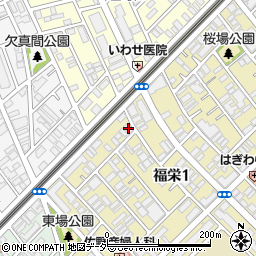 サンポーチ福栄弐番館周辺の地図