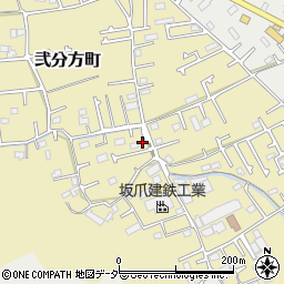 東京都八王子市弐分方町288-2周辺の地図