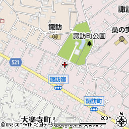 東京都八王子市諏訪町18周辺の地図