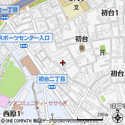 東京都渋谷区初台2丁目16周辺の地図