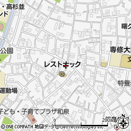 シャトー代田橋周辺の地図