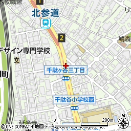 東京都渋谷区千駄ケ谷3丁目周辺の地図