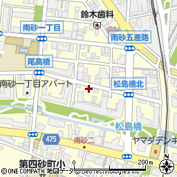 東京都江東区南砂1丁目周辺の地図