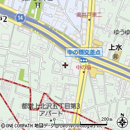 東京都杉並区上高井戸2丁目2-41周辺の地図