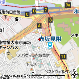 魚民 赤坂見附駅前店周辺の地図