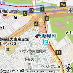 魚民 赤坂見附駅前店周辺の地図