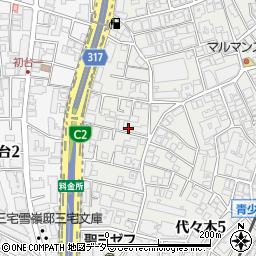東京都渋谷区代々木5丁目21-7周辺の地図