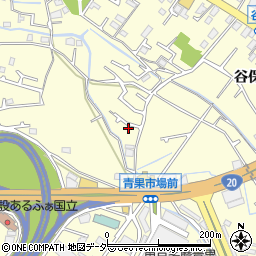 東京都国立市谷保615周辺の地図