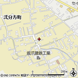 東京都八王子市弐分方町301周辺の地図