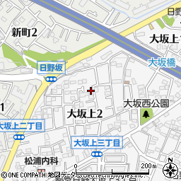 東京都日野市大坂上2丁目19-18周辺の地図