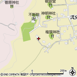 東京都八王子市弐分方町186周辺の地図