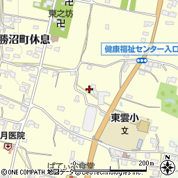 山梨県甲州市勝沼町休息1637周辺の地図