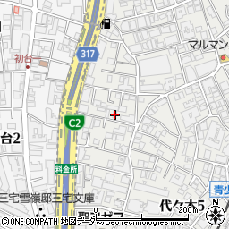 東京都渋谷区代々木5丁目21-8周辺の地図