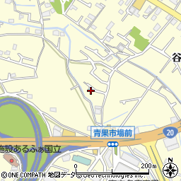 東京都国立市谷保611-11周辺の地図