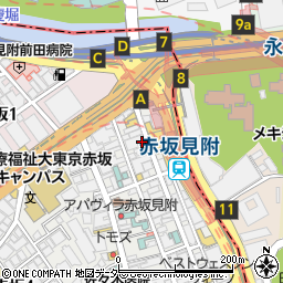 Bar 和ごころ 赤坂周辺の地図