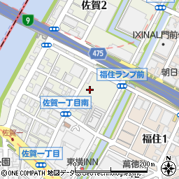 タイムズカー　江東佐賀営業所周辺の地図