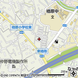 東京都八王子市楢原町1109周辺の地図