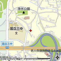 東京都国立市谷保842-1周辺の地図