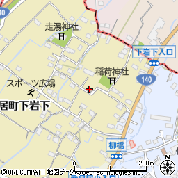 下岩下公民館周辺の地図