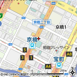 京都つゆしゃぶCHIRIRI 銀座京橋店周辺の地図