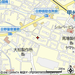 東京都日野市日野1593周辺の地図