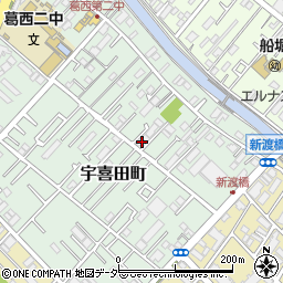 東京都江戸川区宇喜田町1429周辺の地図