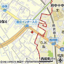 テラオカ西東京支店周辺の地図